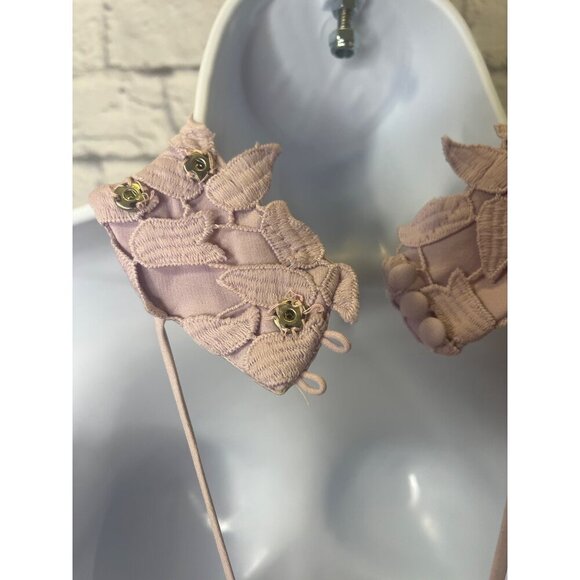 Bardot Gemme Dress Lace Halter Ladies Size 8 Lavender Lilac Color - Picture 9 of 16